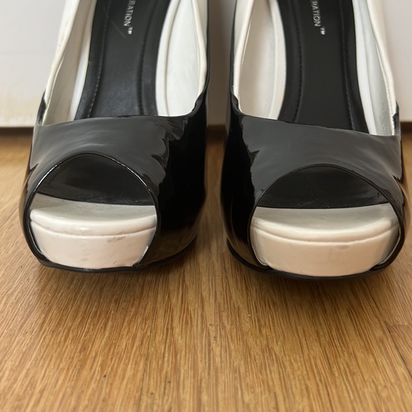 BCBGeneration Liberty Peep Toe Patent Pumps - Picture 8 of 10